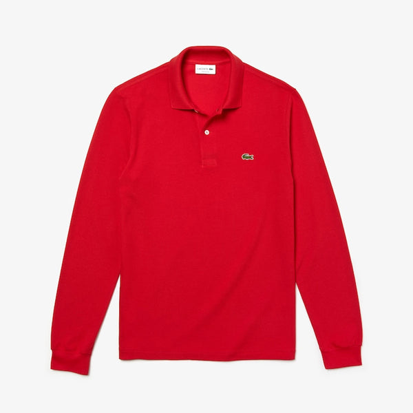 Men's Long-sleeve L.12.12 Polo Shirt RED